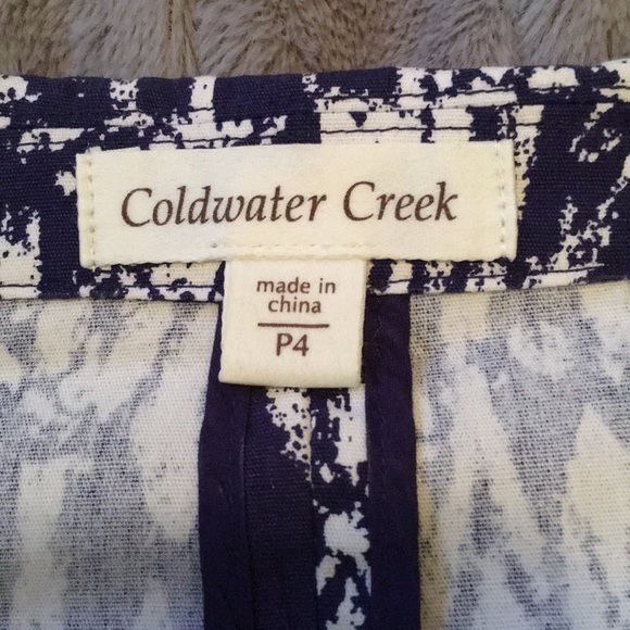 Coldwater Creek Aztec Navy Blazer - Picture 4 of 6